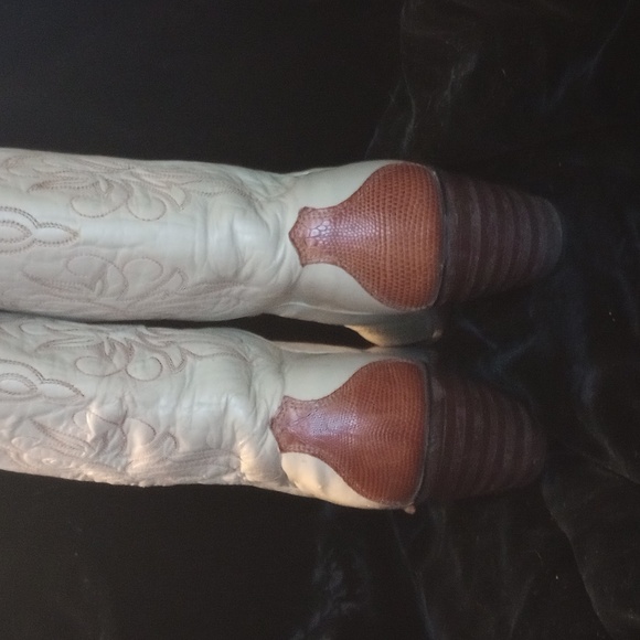 Vintage Justin Dancing Cowgirl Boots Size 5B - Picture 7 of 11